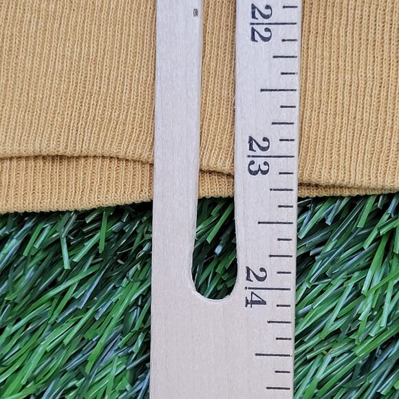 Vintage 80s MOD Velour 1/4 Zip Sweater Womens XL 23x23 Boxy - Picture 6 of 10